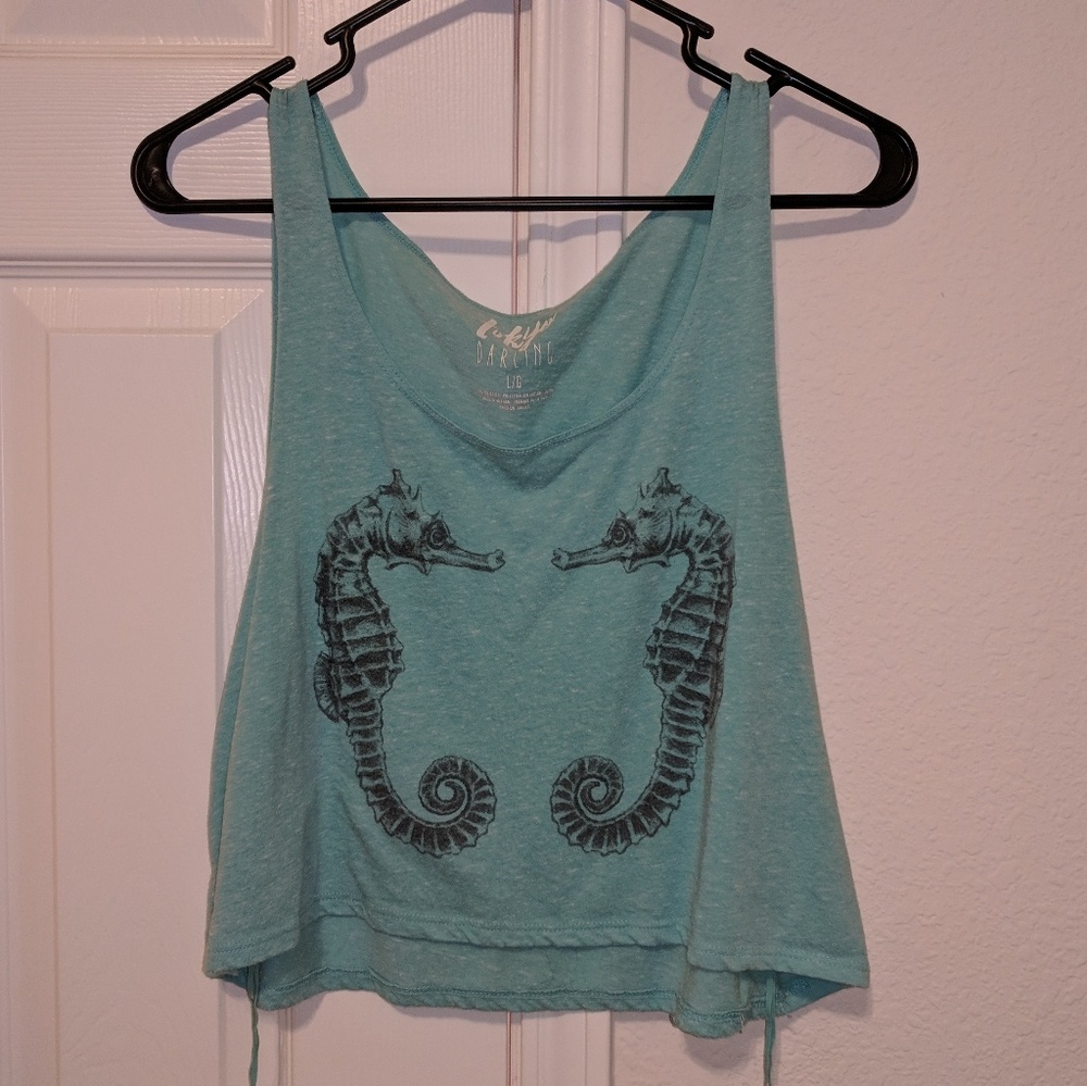 Seahorse crop top